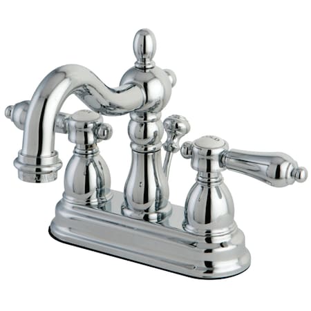 Kingston Brass KS1601BAL 4" Centerset Bathroom Faucet, Polished Chrome KS1601BAL